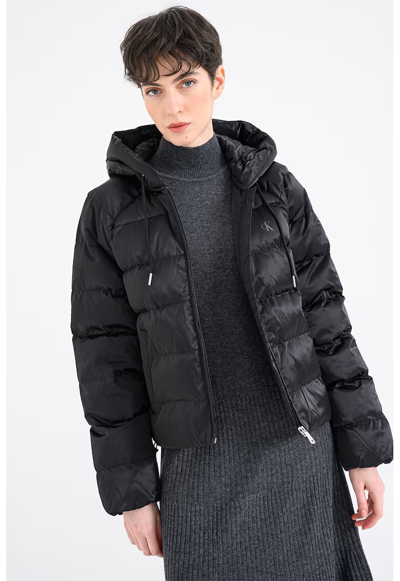 Calvin Klein Jeans Ветроустойчиво зимно яке с качулка