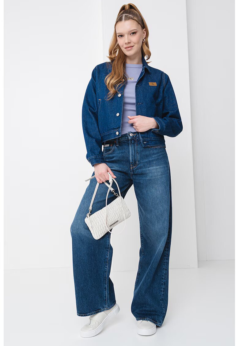 Calvin Klein Jeans Яке от деним с копчета
