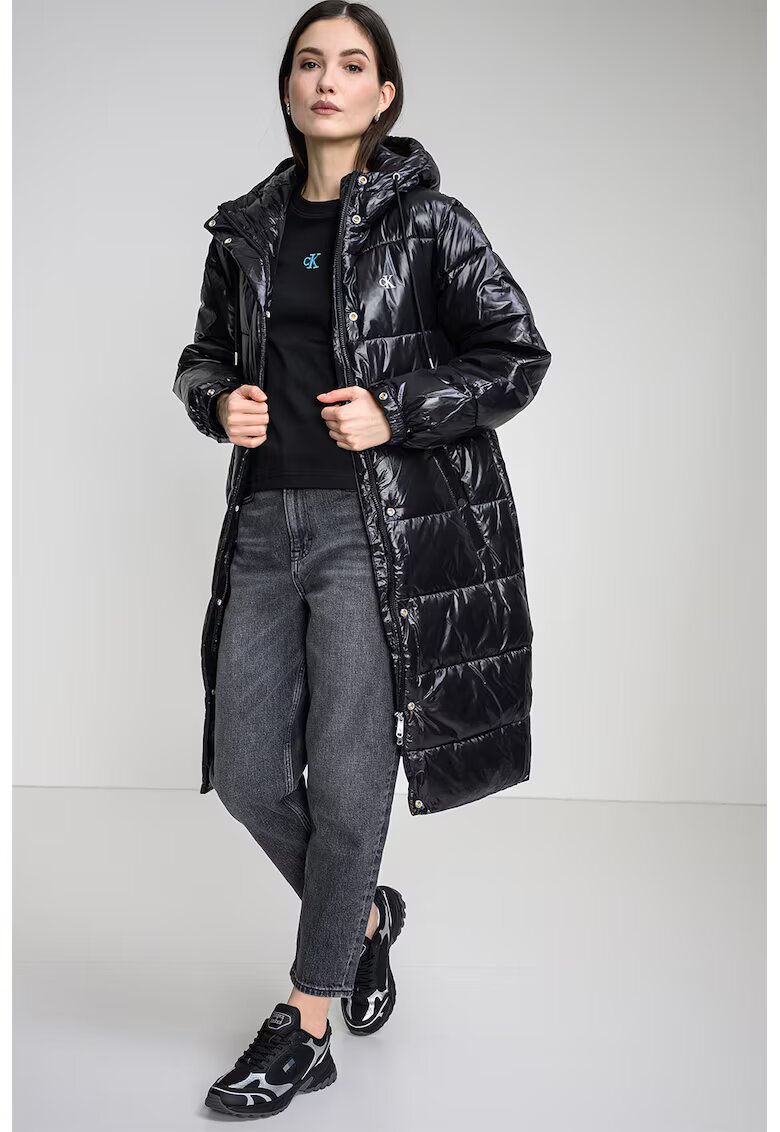 Calvin Klein Jeans Зимно яке с вата и качулка