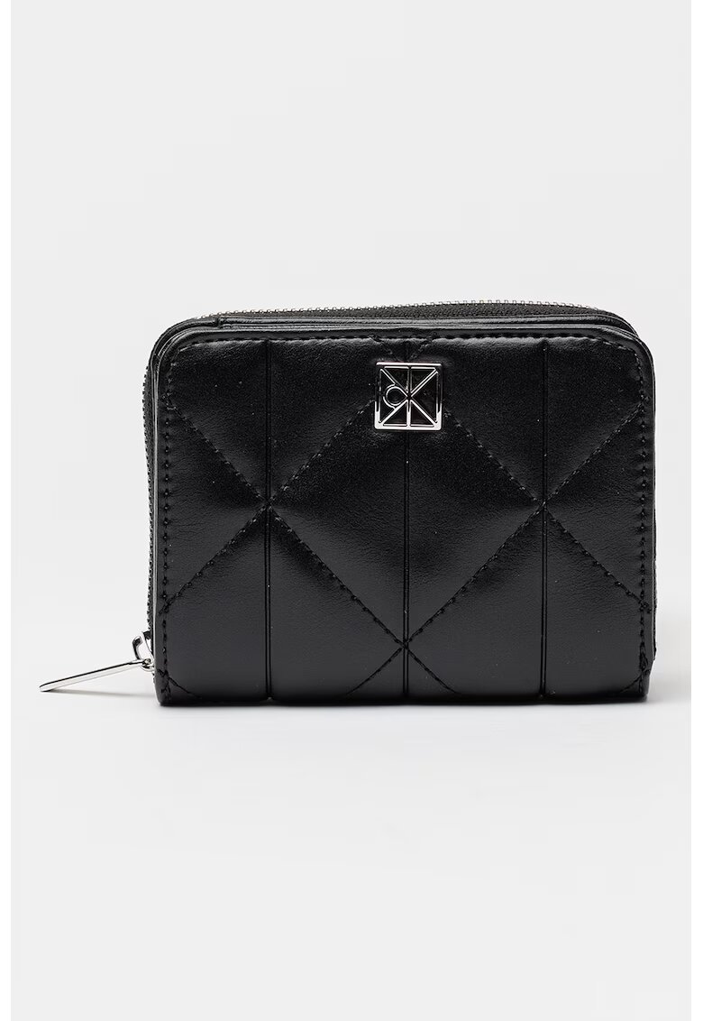 Calvin Klein Капитониран портфейл от еко кожа с RFID защита