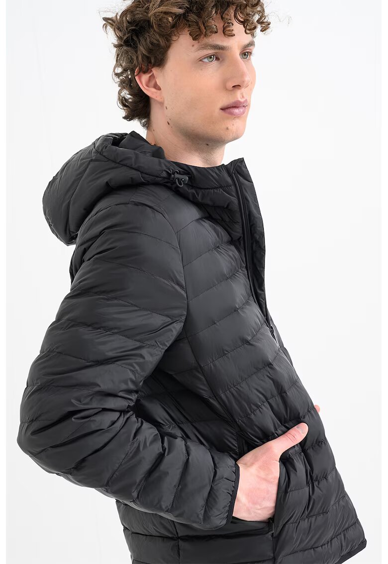 Calvin Klein Капитонирано зимно яке с качулка