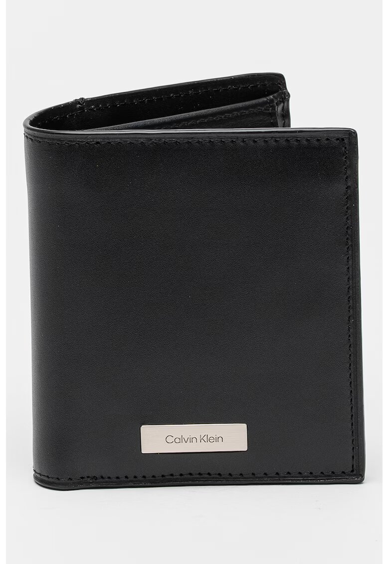 Calvin Klein Кожен портфейл с тройно прегъване