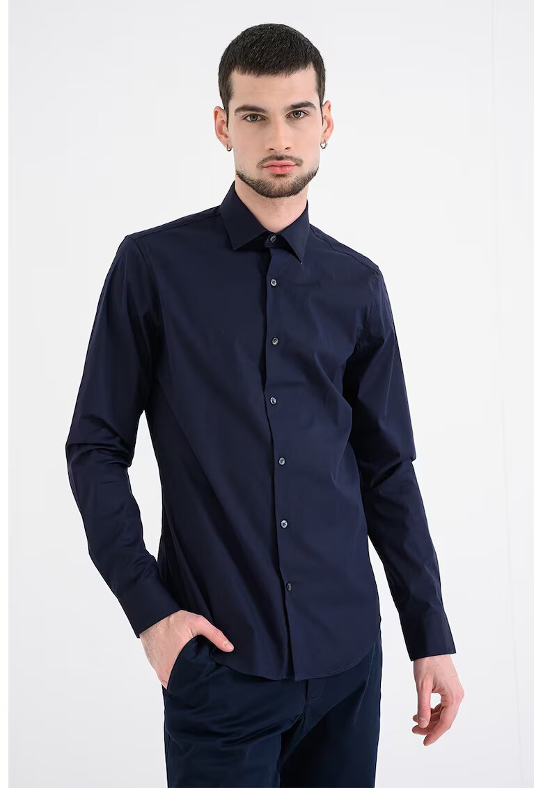 Calvin Klein Слим риза с памук
