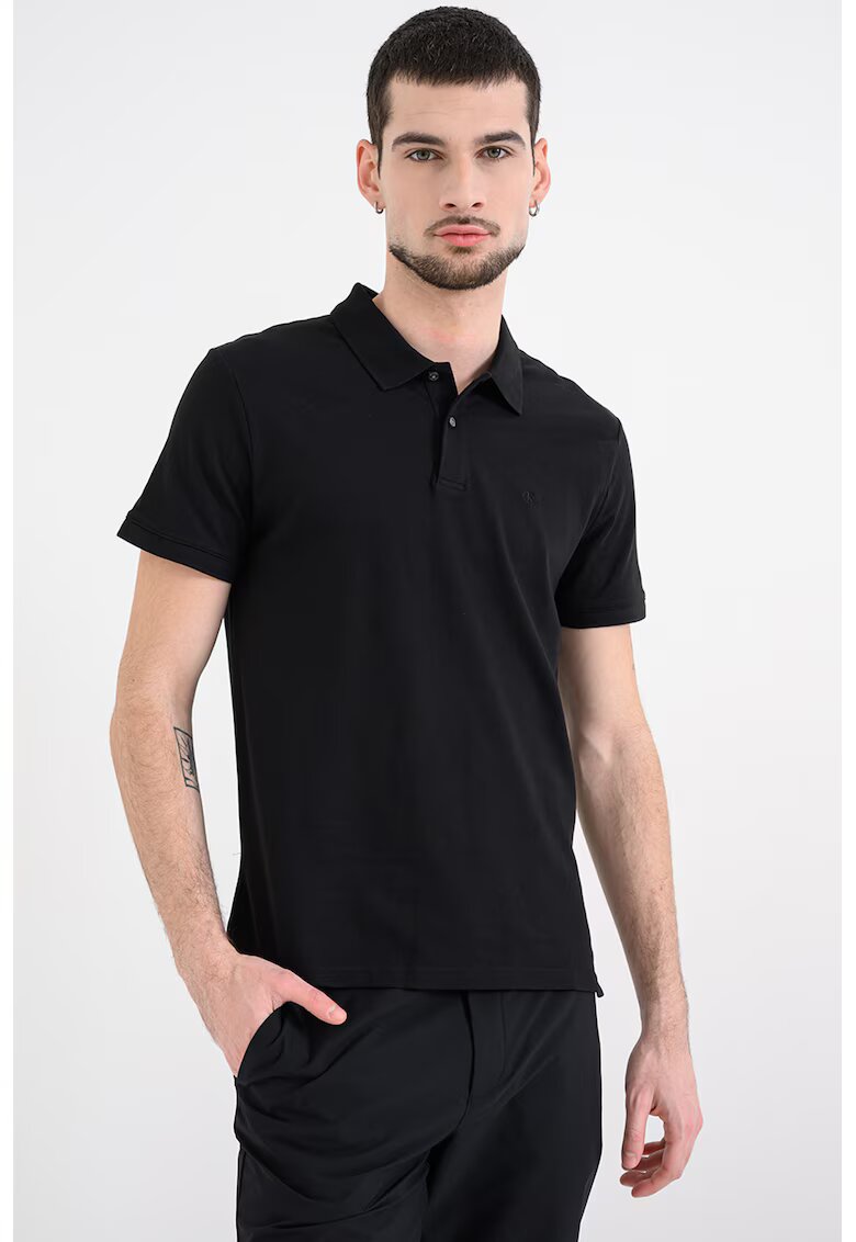 Calvin Klein Слим тениска от пике