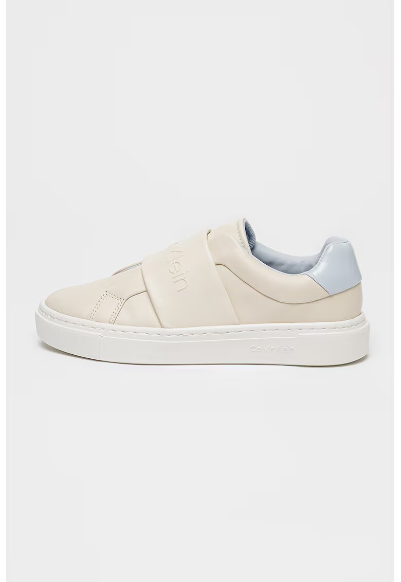 Calvin Klein Спортни обувки от кожа с лого