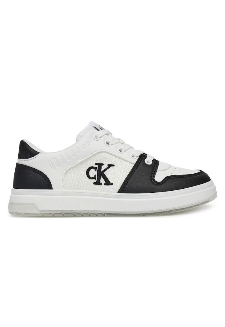 Calvin Klein Спортни обувки за момчета - ниски маратонки с връзки - V3X9-82093-1697X001 - Черни