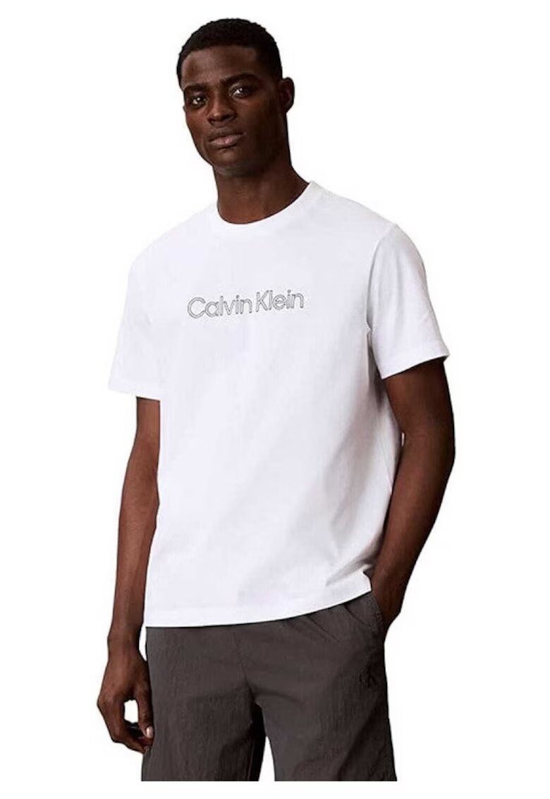 Calvin Klein Тениска SS 20s EU SPW HD SHIN STNDRD GRA-LV04LG812G-YAF