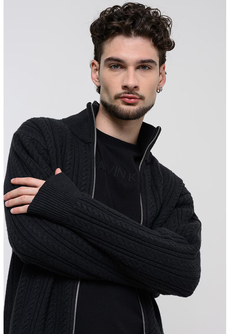Calvin Klein Жилетка с вълна с цип