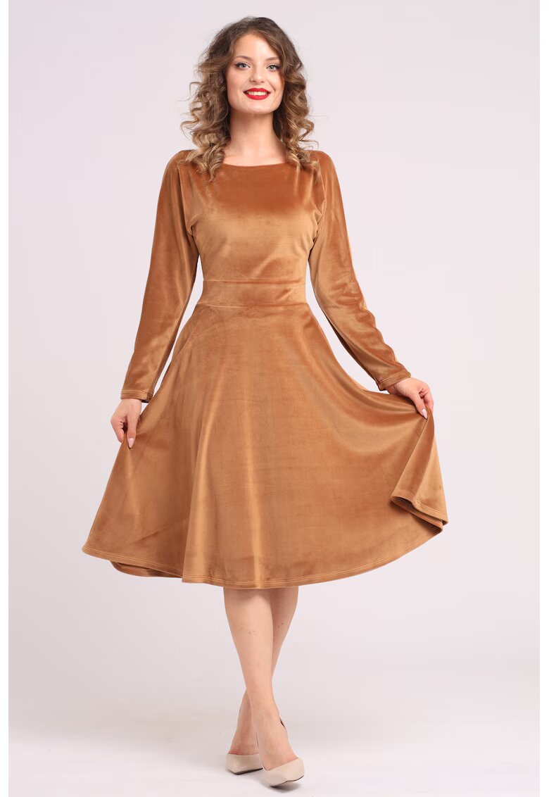 CAMISSI Кафифена рокля с джобове