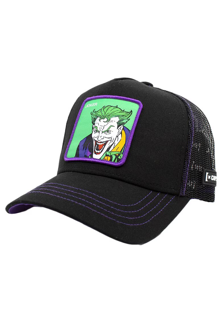 Capslab Шапка - памук/полиестер - DC Joker - регулируемо затваряне - черно