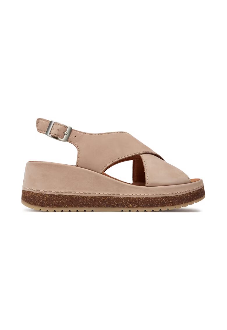 Clarks Дамски сандали - 303500 - Набук - Розови