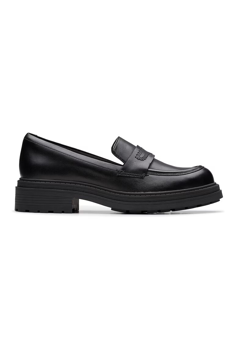 Clarks Кожени лачени мокасини