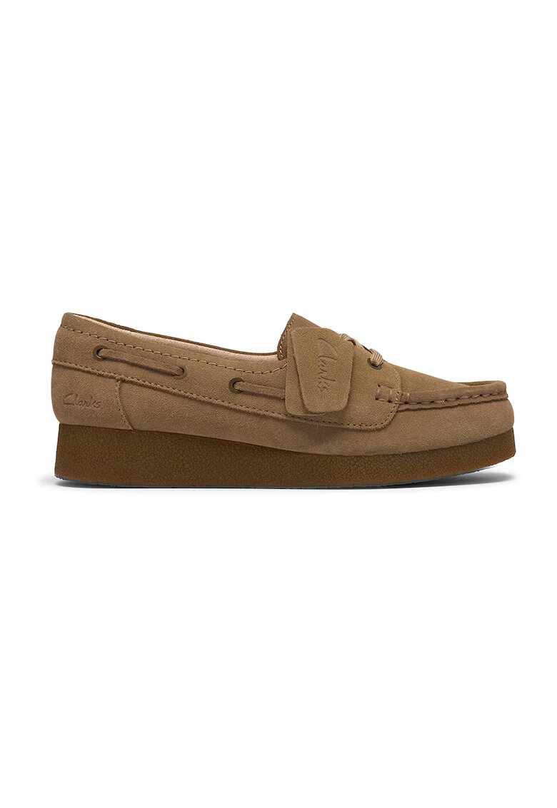 Clarks Кожени мокасини Wallabees