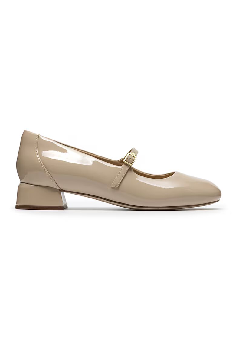 Clarks Кожени пантофки Daiss тип Mary Janes с малък ток