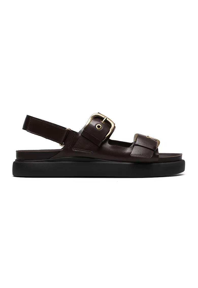 Clarks Кожени сандали Aristella Bay с тока