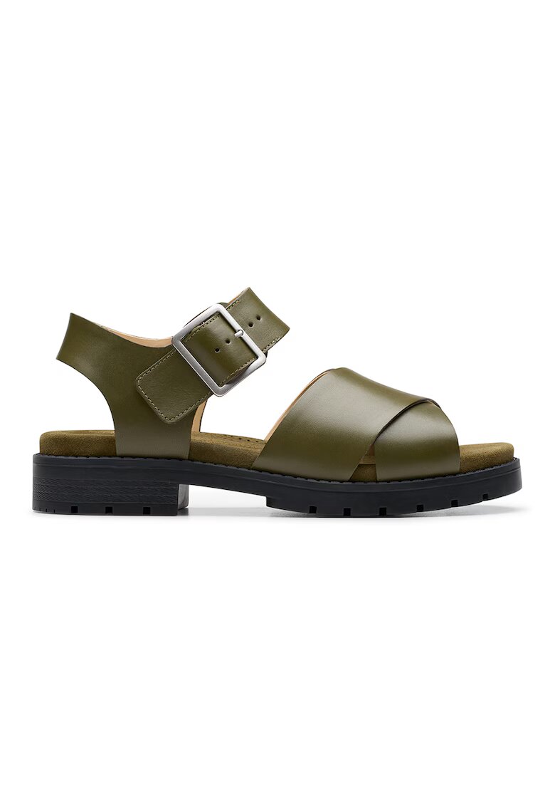 Clarks Кожени сандали Orinoco с каишка с тока