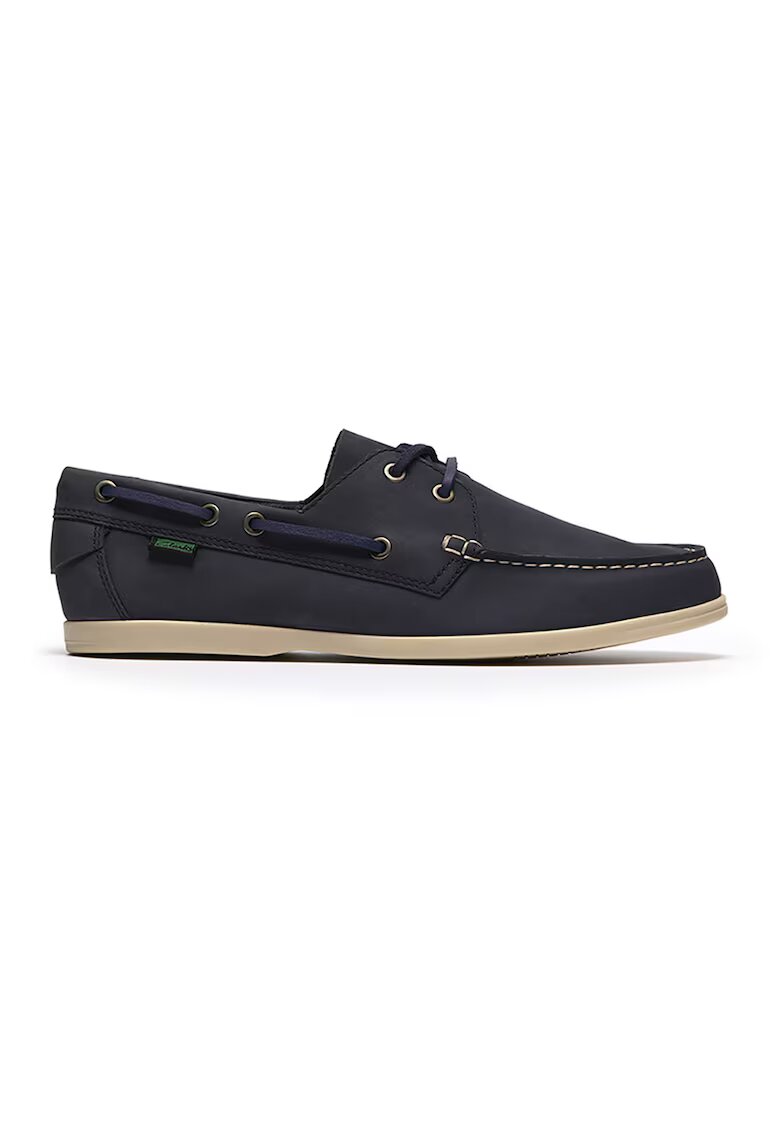 Clarks Мокасини Charmouth от набук - Въглен сиво/Тъмносин