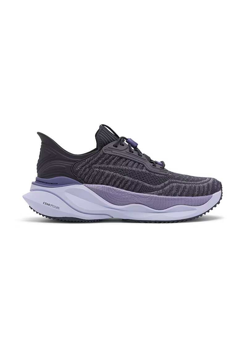 Clarks Спортни обувки Pace Rise с нисък профил - Въглен сиво/Tъмносив