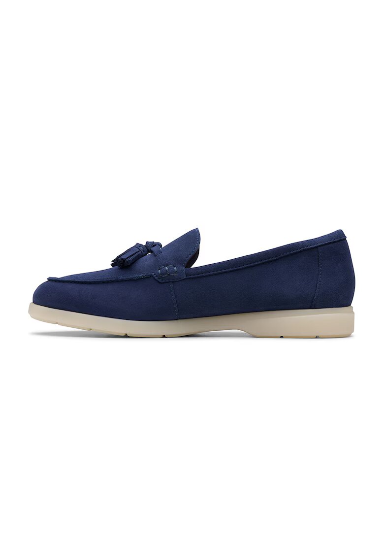 Clarks Велурени мокасини Narini Edge