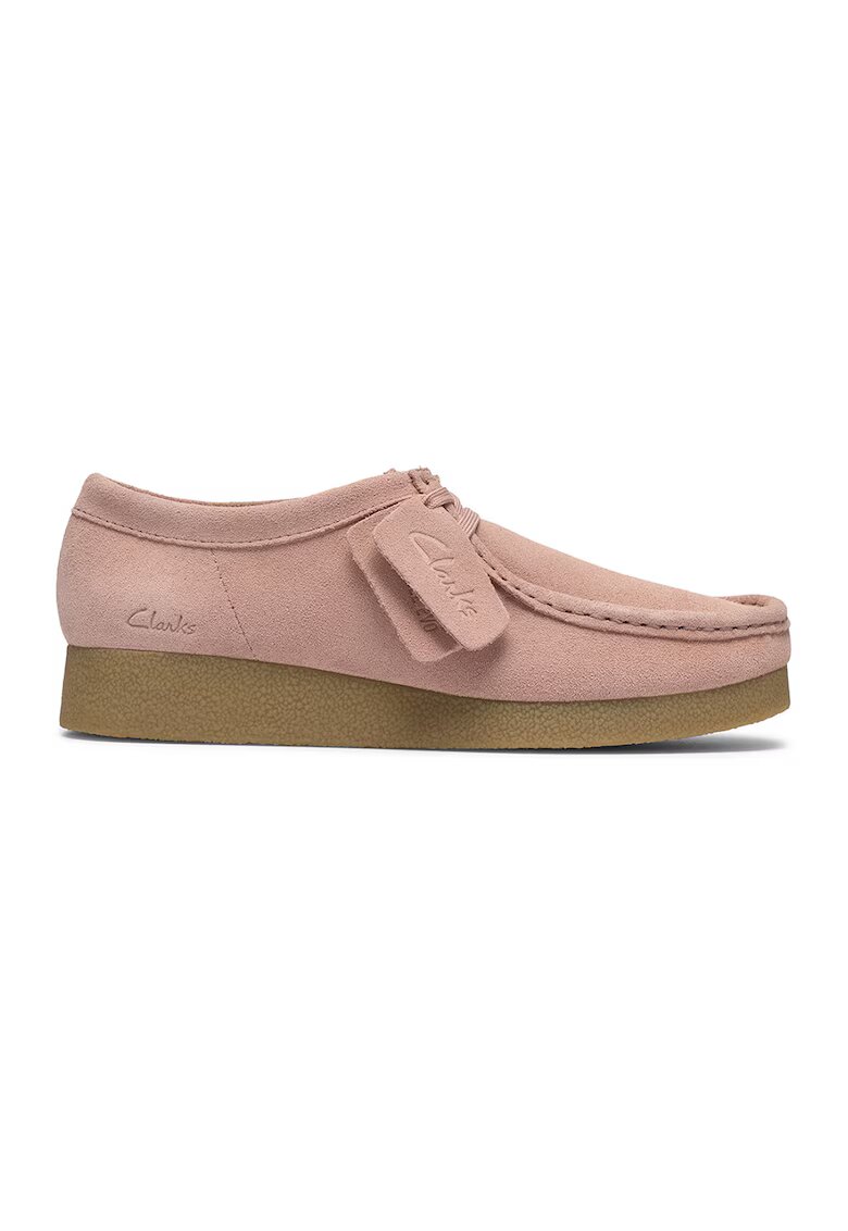Clarks Велурени мокасини Wallabee