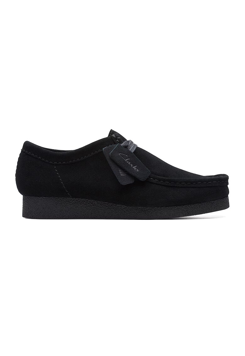 Clarks Велурени мокасини Wallabeeevo