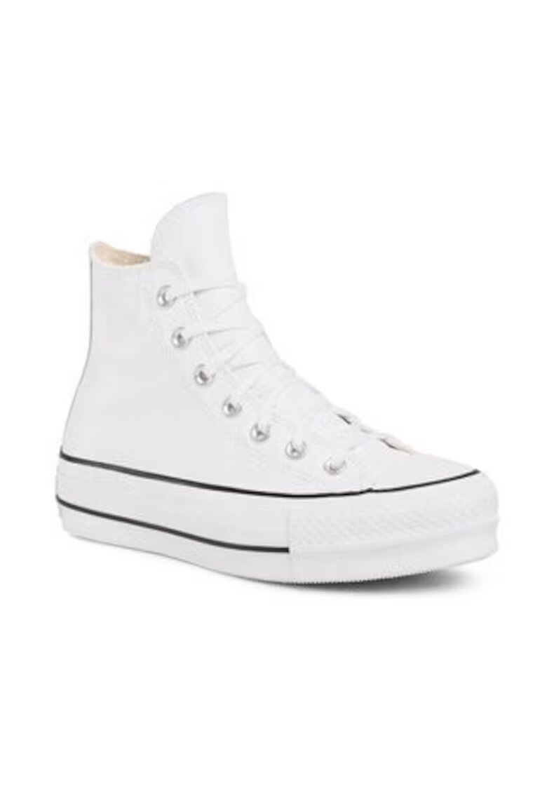 Converse Дамски обувки 207592681 - Естествена кожа - Бели