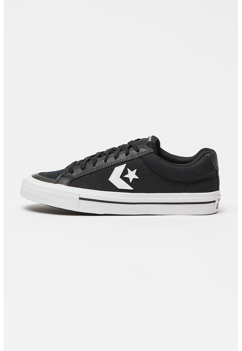 Converse Кецове с еко кожа - Бял/Черен