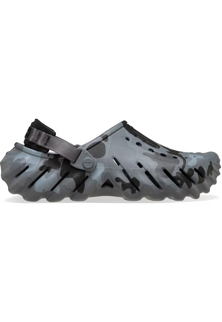 Crocs Сабо Echo Duck Camo 56310 - Черен/Сив