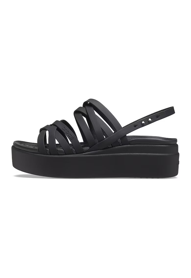 Crocs Скосени сандали Brooklyn с лого