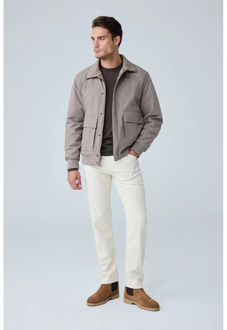 Danger Мъжко яке Stone Natural с джоб regular fit