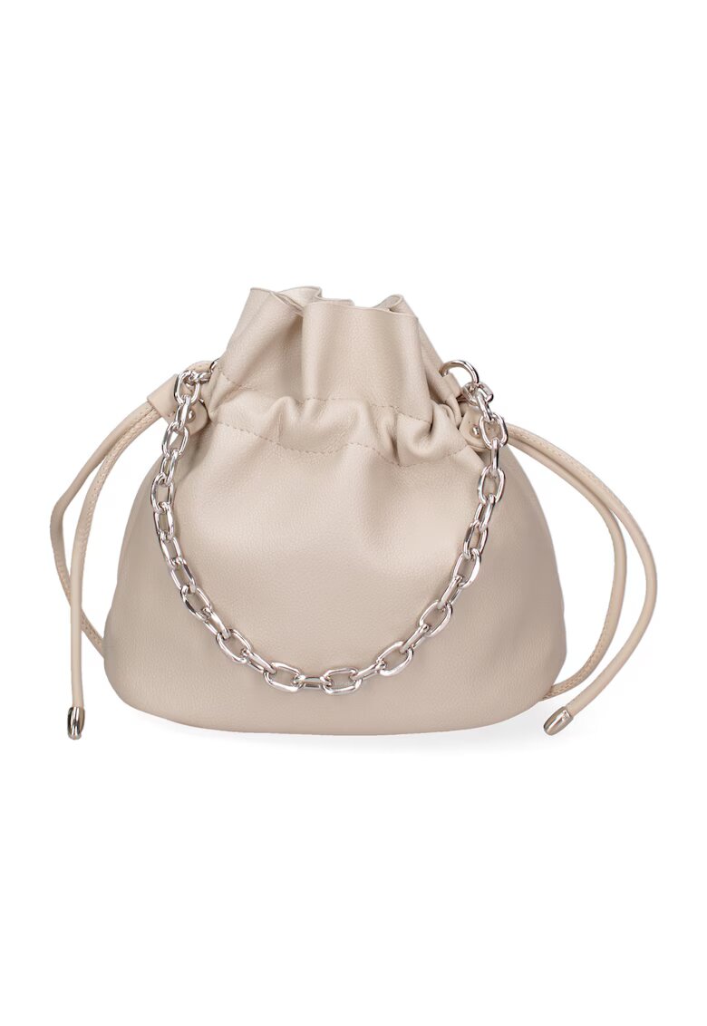 David Jones Чанта Bucket от еко кожа с презрамка с верижка