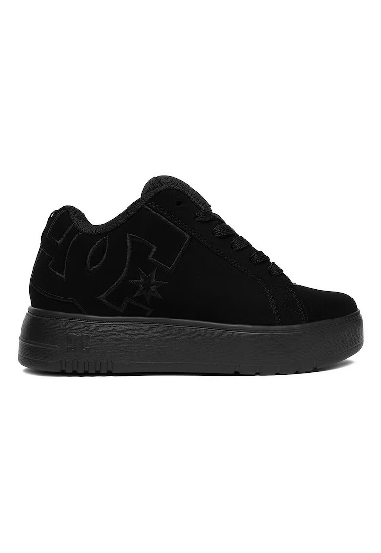 DC Shoes Дамски кецове черни от набук