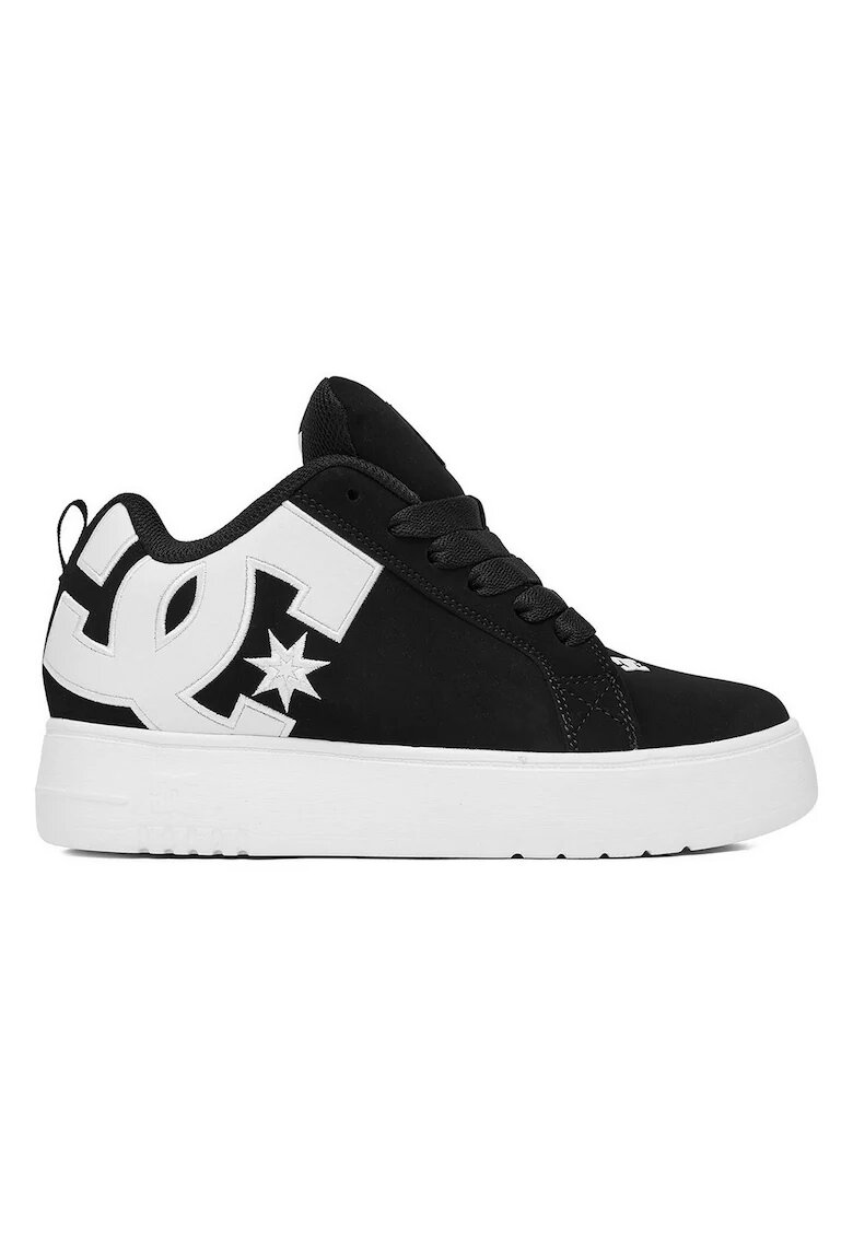 DC Shoes Дамски кецове - GRAFFIK PLATFORM - естествена кожа
