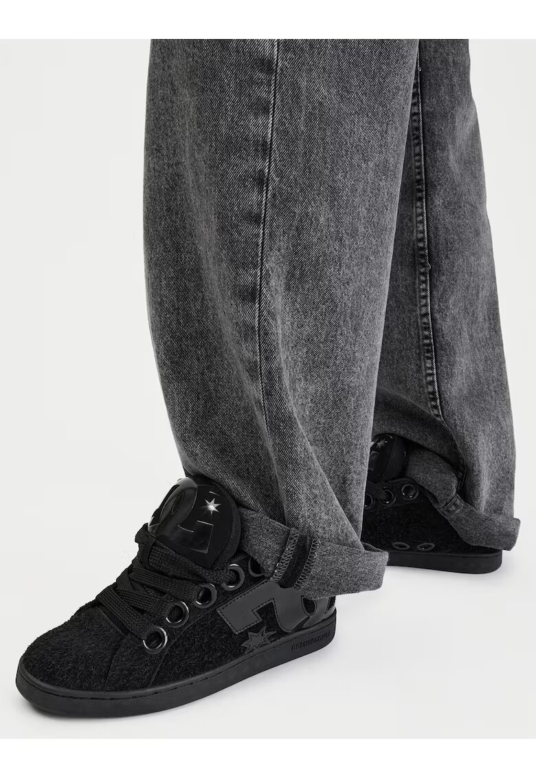 DC Shoes дамски кецове от велур с връзки -