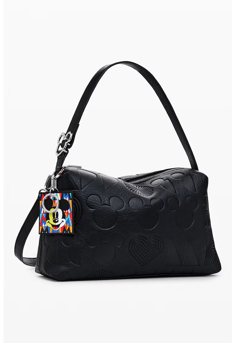 Desigual Чанта през рамо от еко кожа с лого на Mickey Mouse