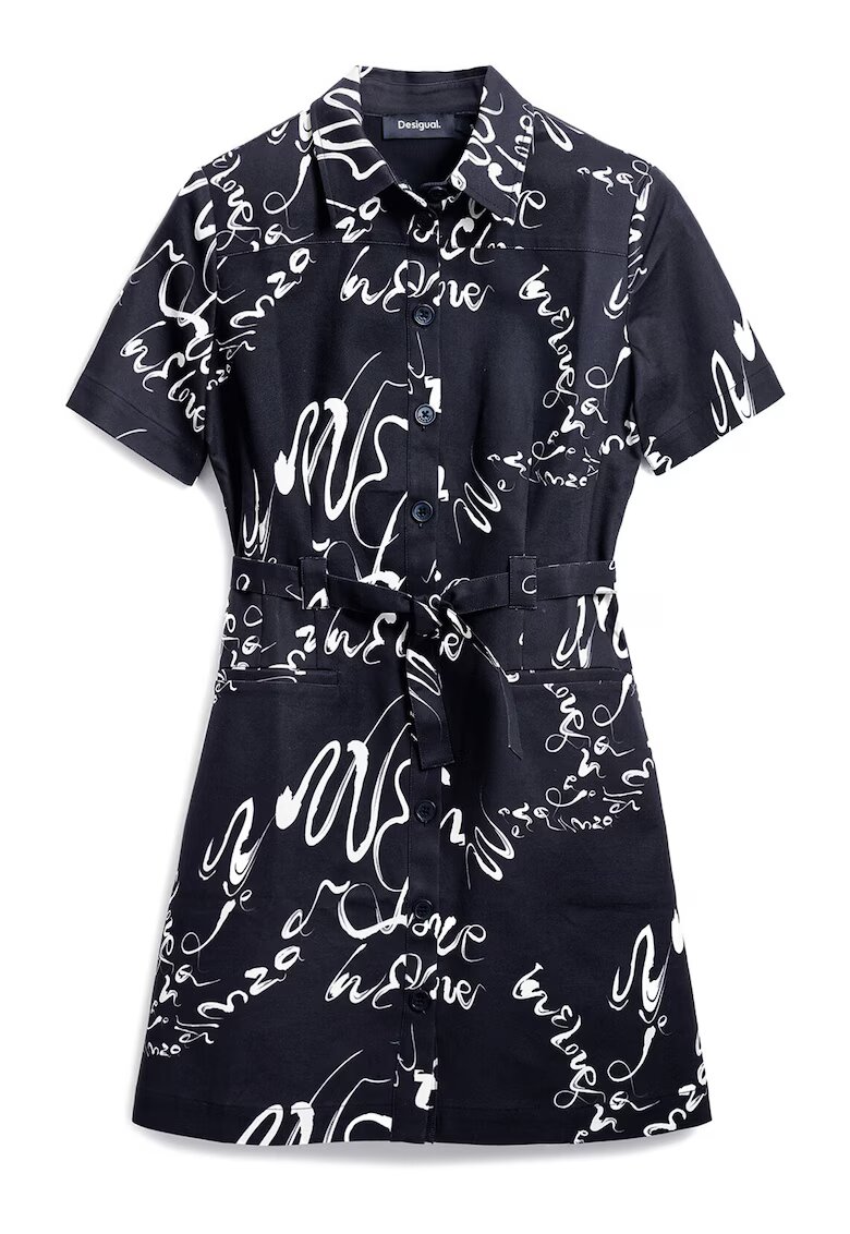 Desigual Дамска риза 25SWVW38 - Черна