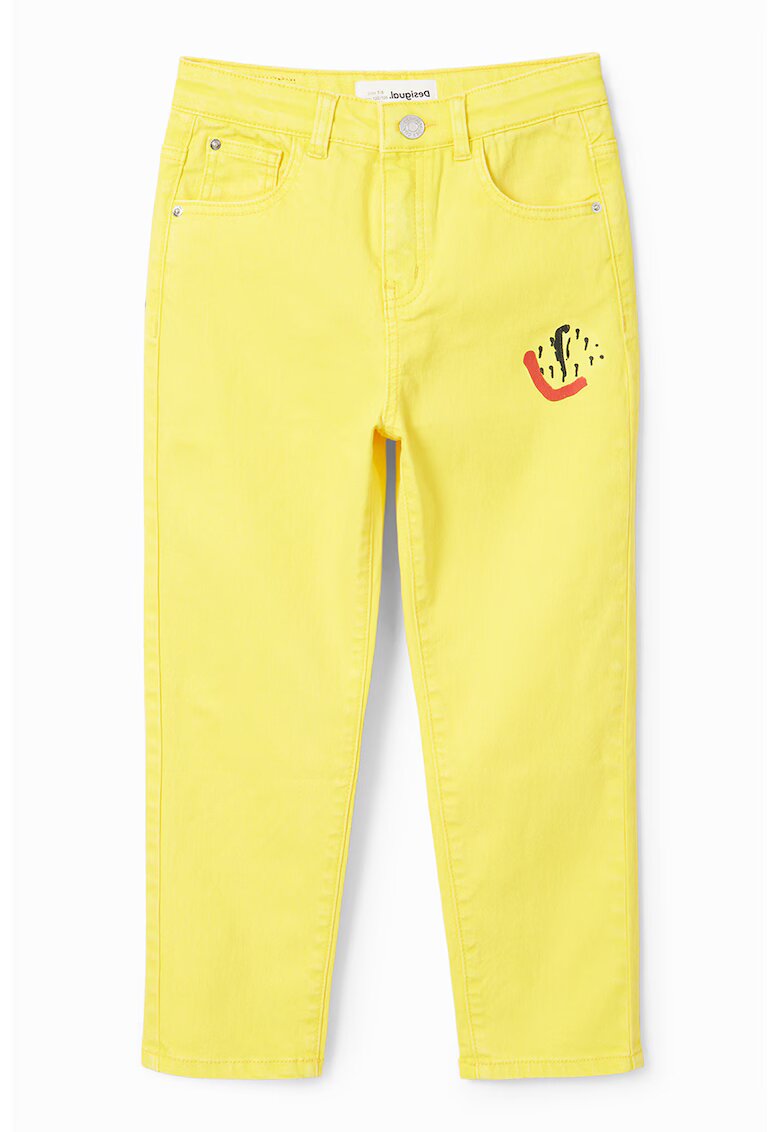 Desigual Дънки с фигурален десен
