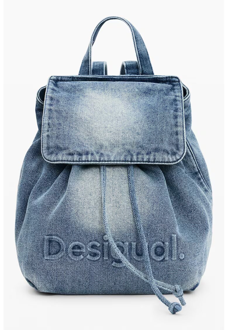 Desigual Дънкова раница с лого