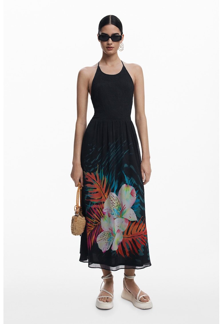 Desigual Флорална плажна рокля