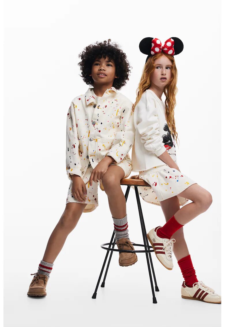 Desigual Къса памучна пола