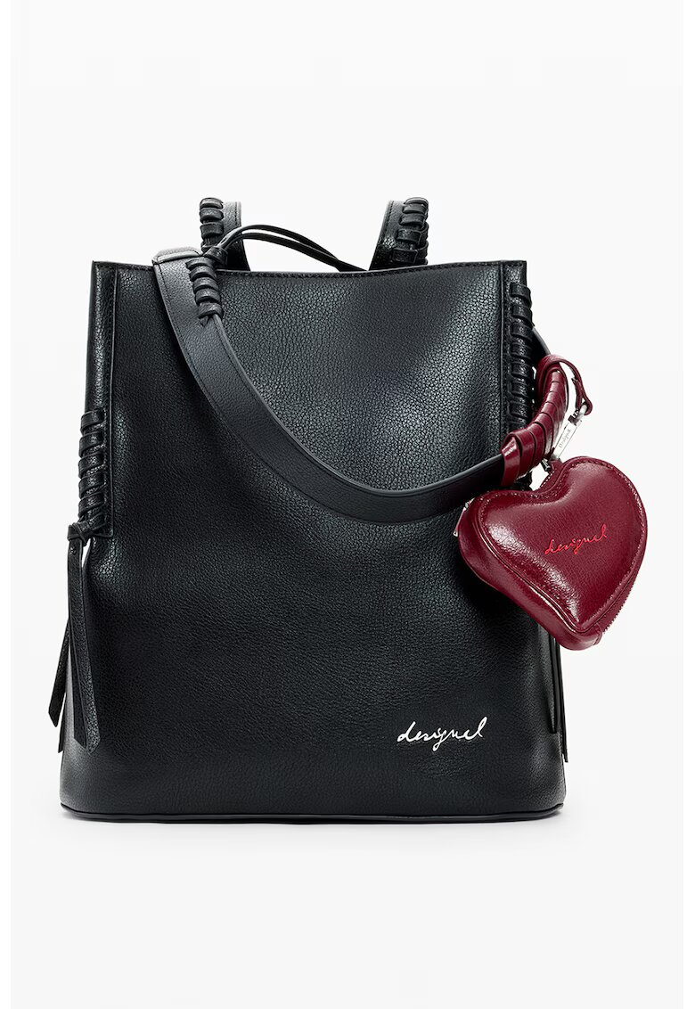Desigual Раница Tote със сърцевиден несесер