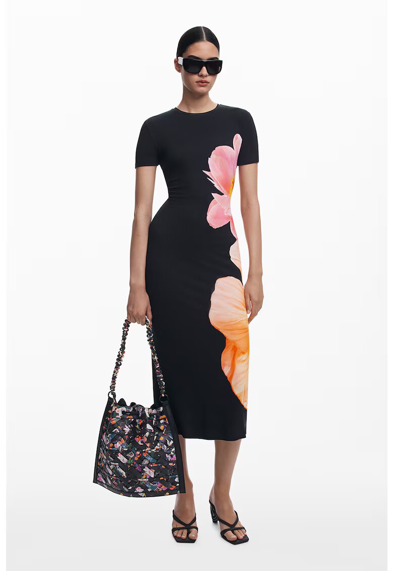 Desigual Рокля-тениска с флорален десен
