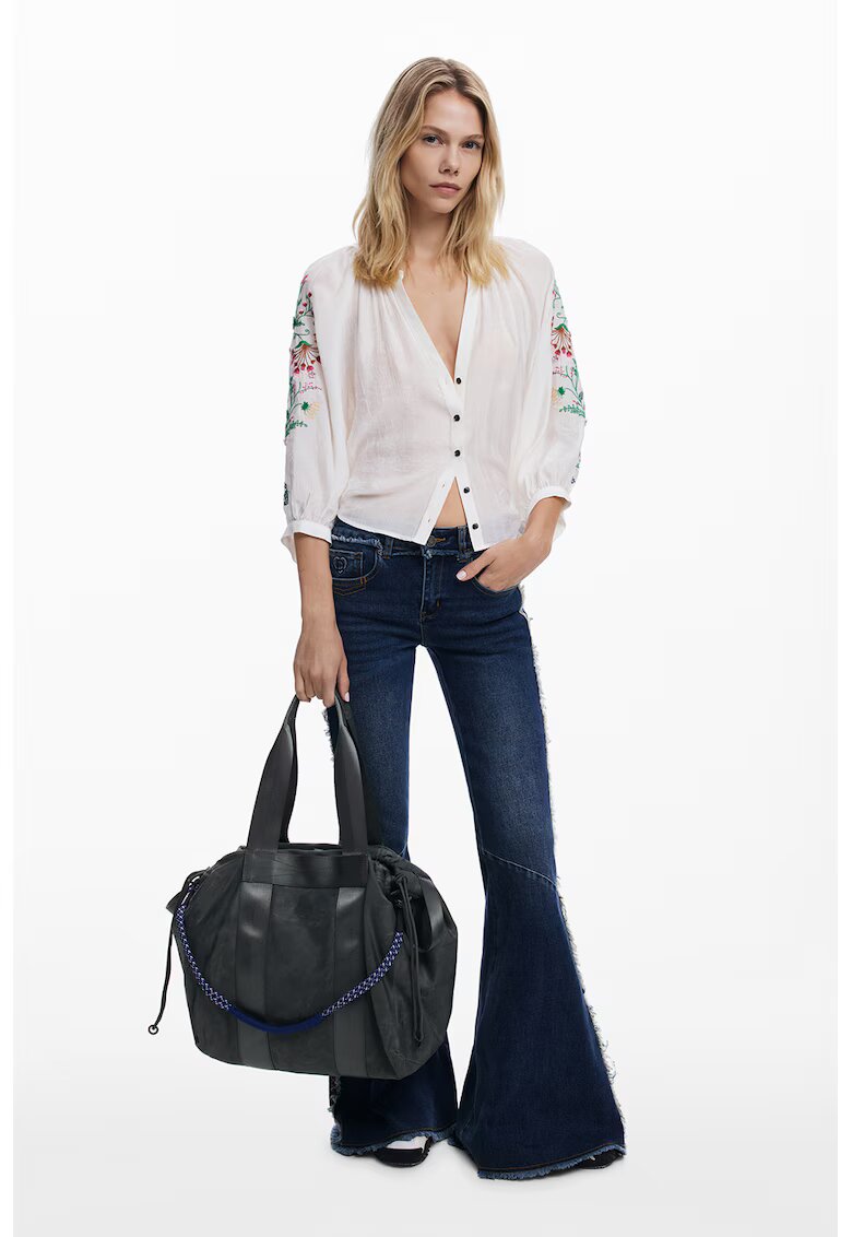 Desigual Шпиц блуза с бродерии