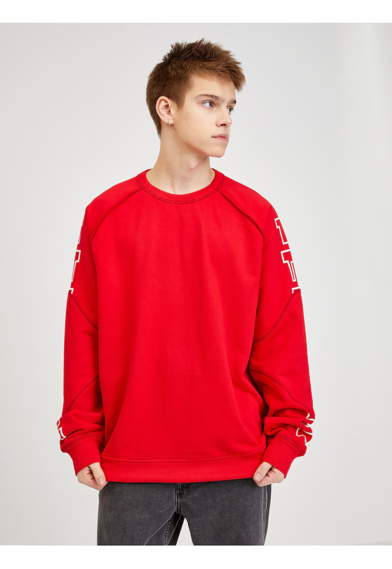 Diesel Bluza de trening cu maneci raglan