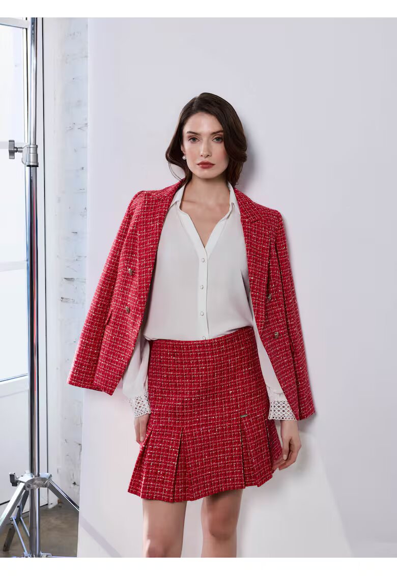 DiKa Tweed Straight Skirt