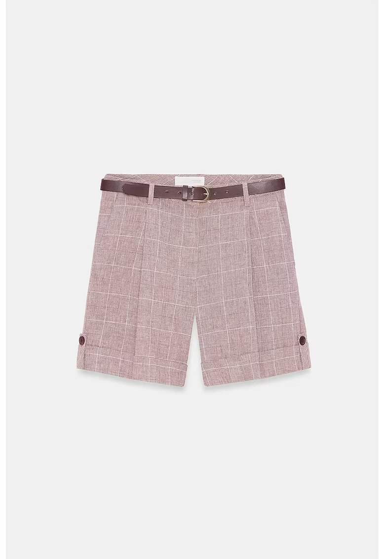 dilvin Дамско яке стегнато с пух лилаво памук в