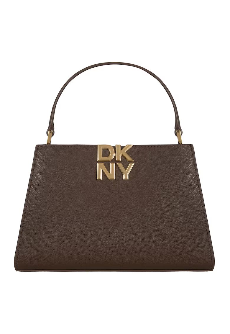 DKNY Дамска чанта Foster - естествена кожа - - 16 x 23 x 8 cm