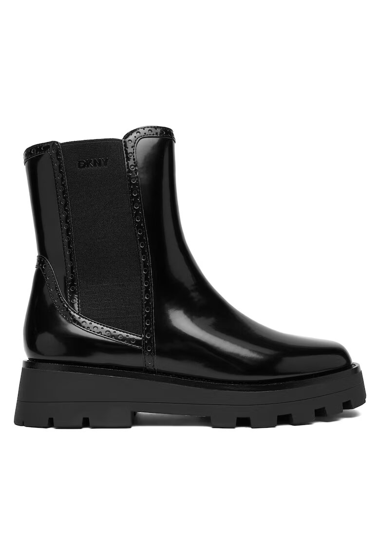 DKNY Дамски ботуши Sanchit K4569875 - екологична кожа