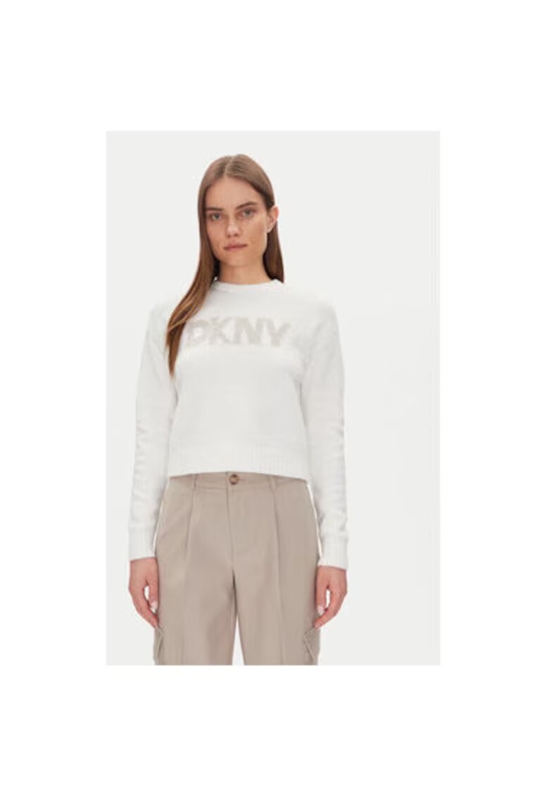 DKNY Дамски пуловер DJ4R0424 - Рециклиран памук/полиестер -