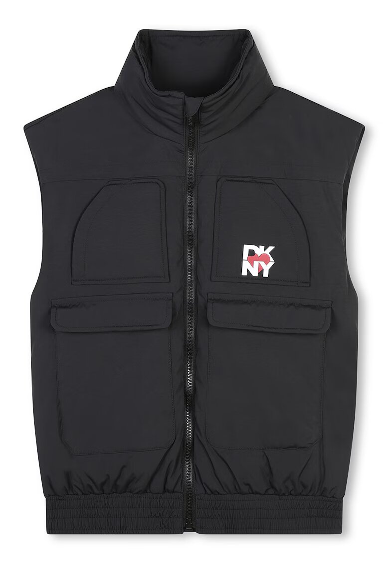 DKNY Елек с цип и отделяща се качулка